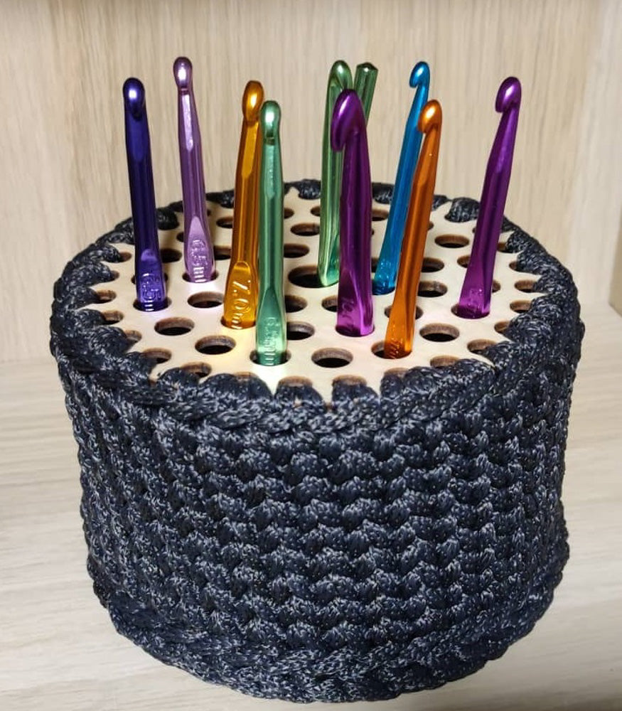 Aufbewahrung für Sticknadeln/Häkelnadeln zum Häkeln, 2-teilig - Bastelbedarf -> Häkeln und Stricken -> Häkelboden von mahina