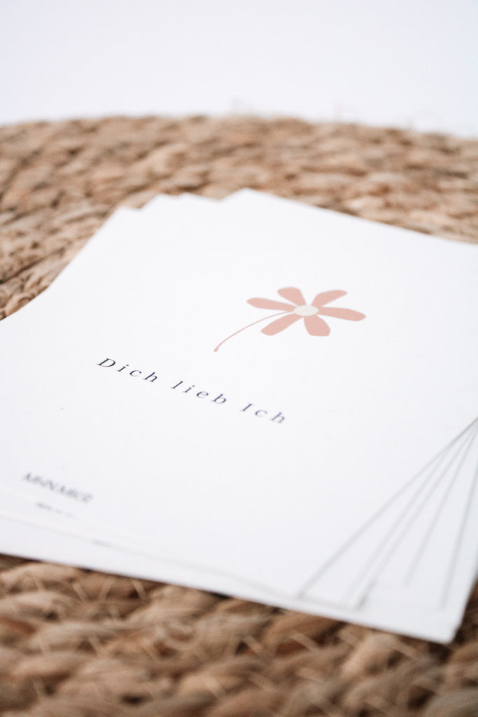 Geschenkkarte "Dich Lieb Ich" - Postkarten von mahina