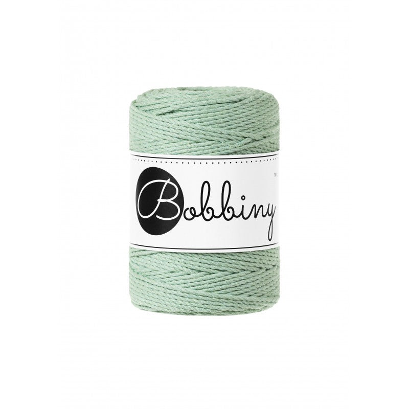 Bobbiny Makramee Garn 1,5mm 3ply Aloe 100m - mahina