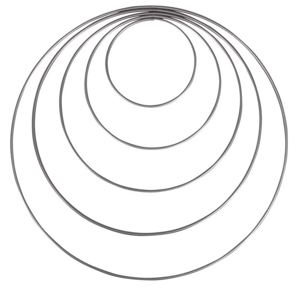 Metallring in Silber 5 Größen - mahina