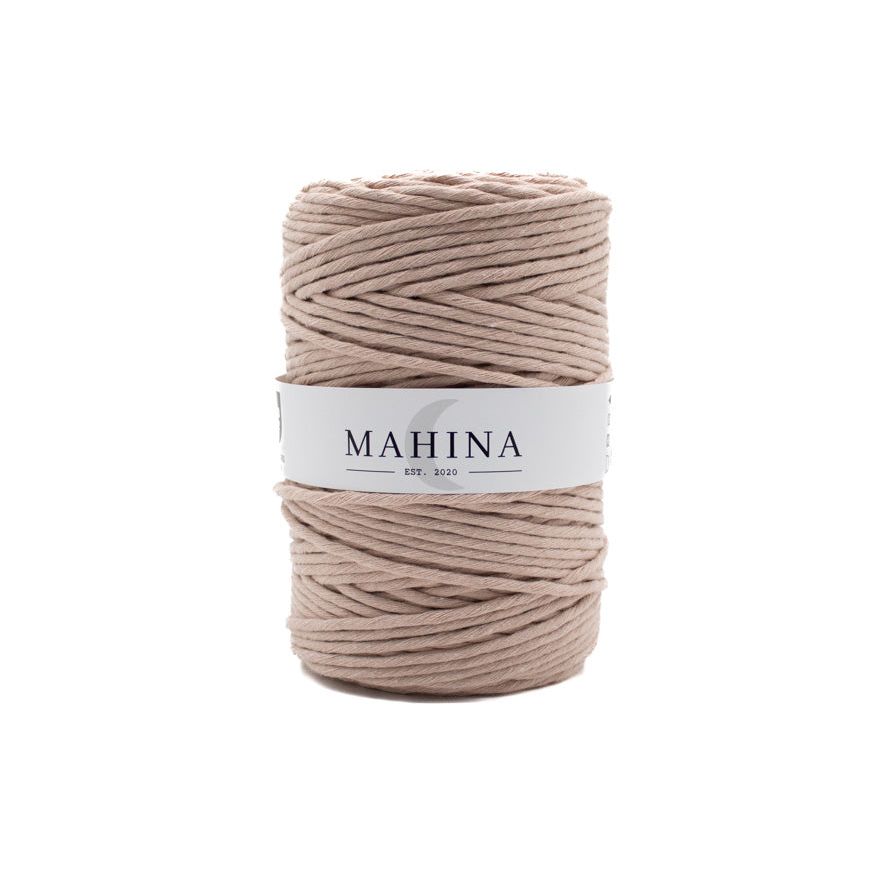 MAHINA Garn 4mm gezwirnt Nude 200m - mahina