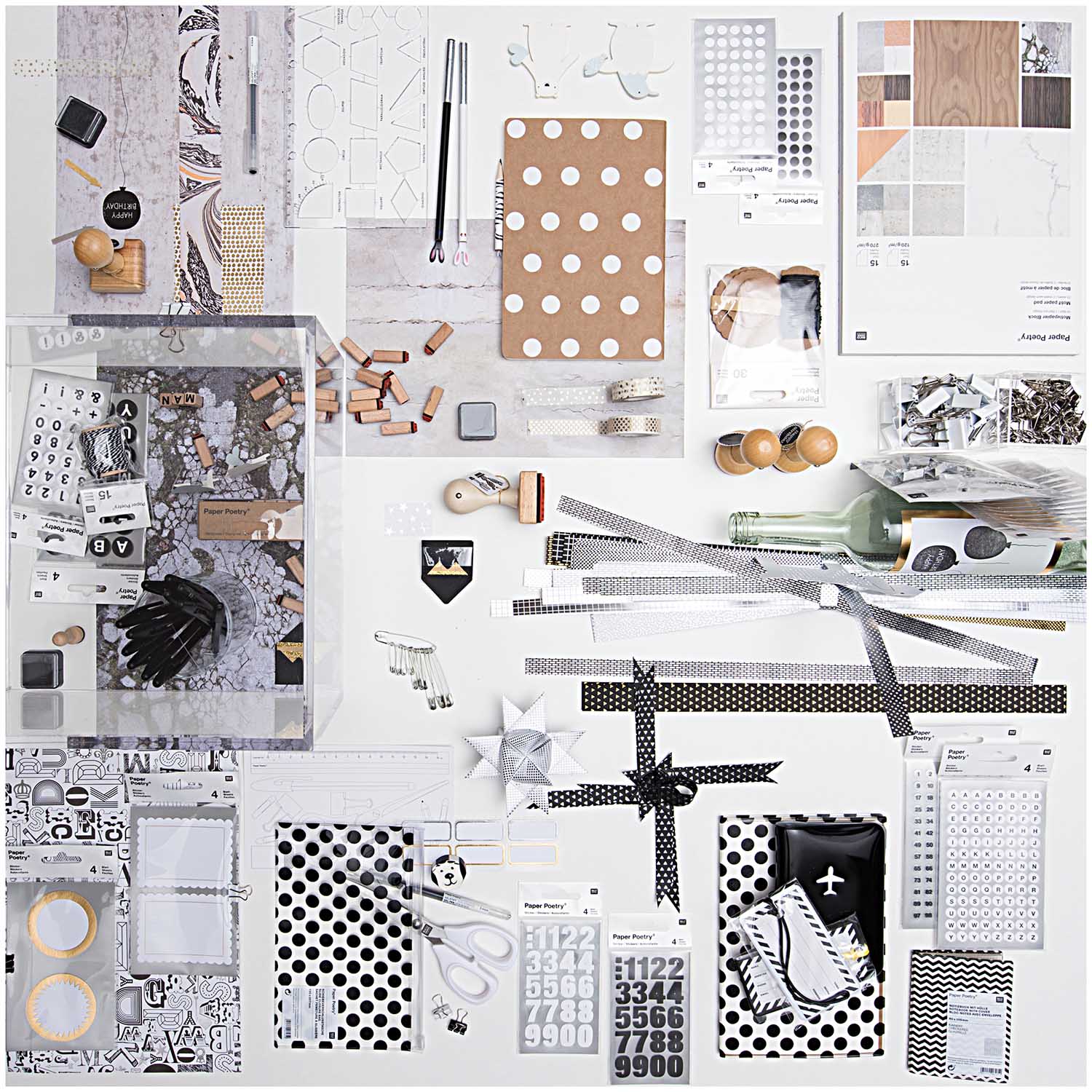 Paper Poetry Washi Tape in Glitzermuster 15mm, 10m - mahina