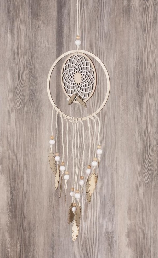 Rayher Holzscheibe "Dream" filigran, FSC 100% - mahina