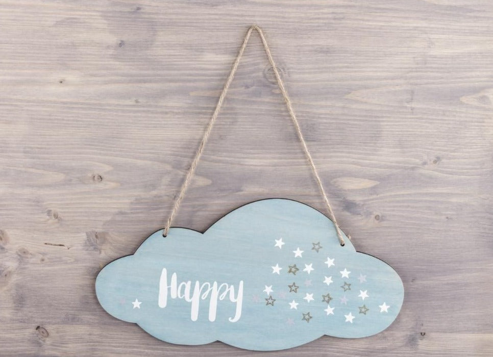 Rayher Holz Schild "Wolke", FSC 100% - mahina