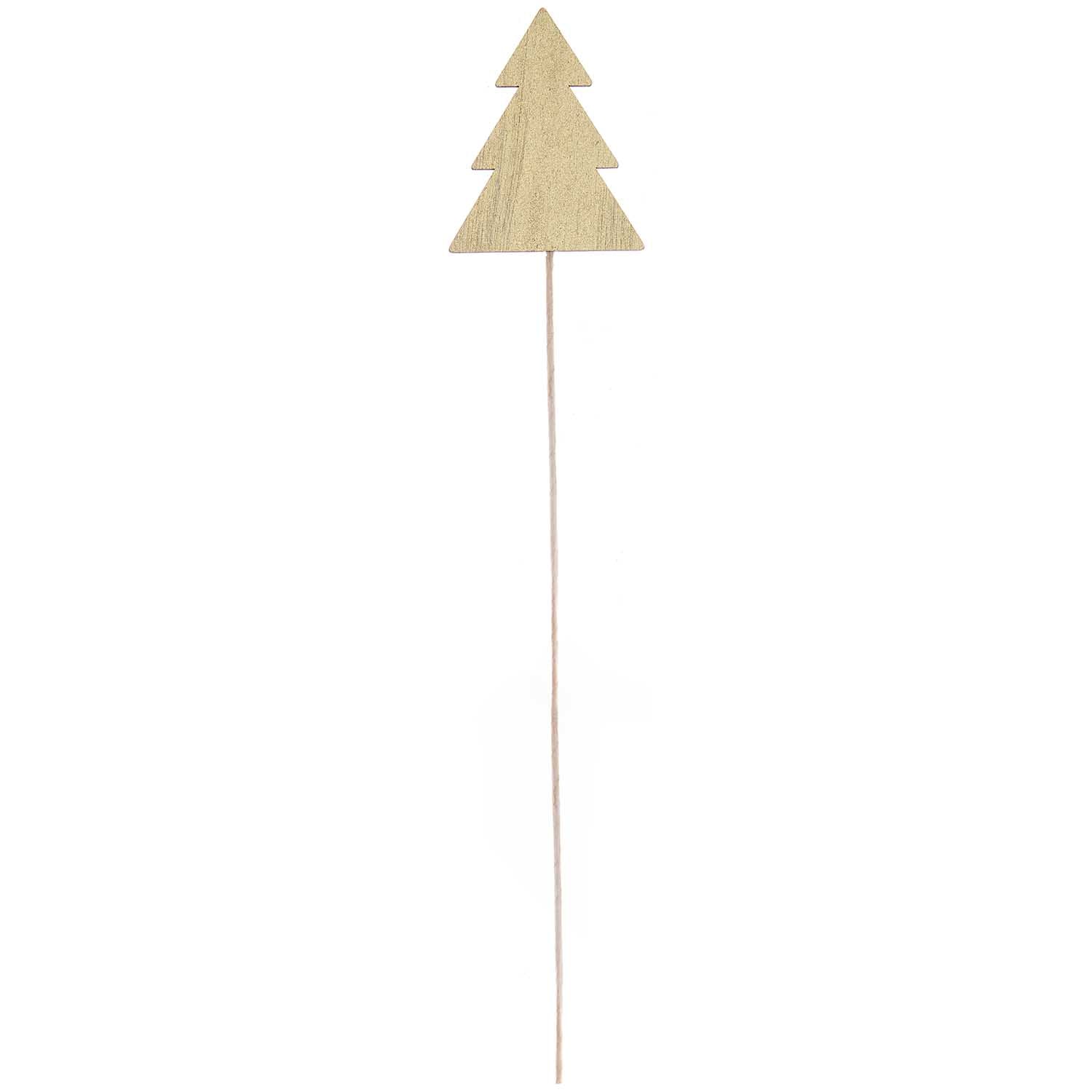 Picker "Tannenbaum" gefüllt 27x5cm in gold - Bastelbedarf -> Geschenkverpackungen von mahina