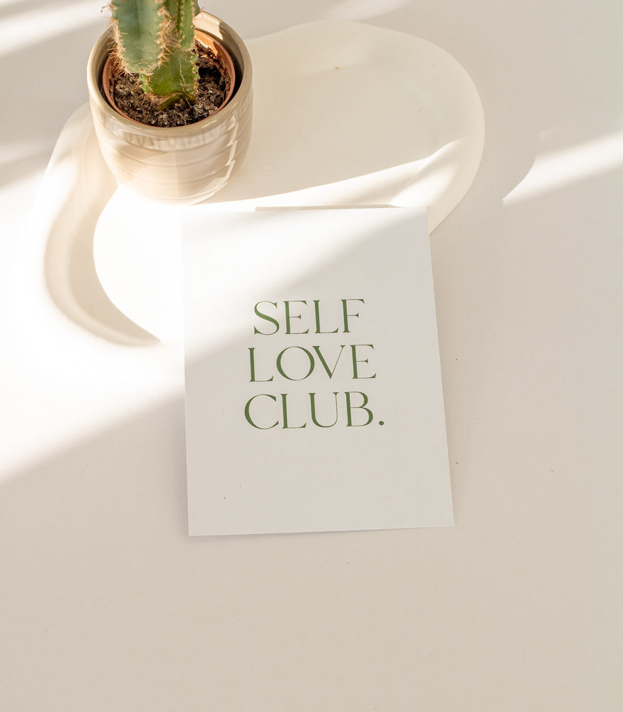 Geschenkkarte "Self Love Club" - mahina