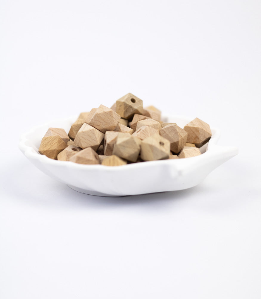 Holzperle "Hexagon" 12mm - mahina