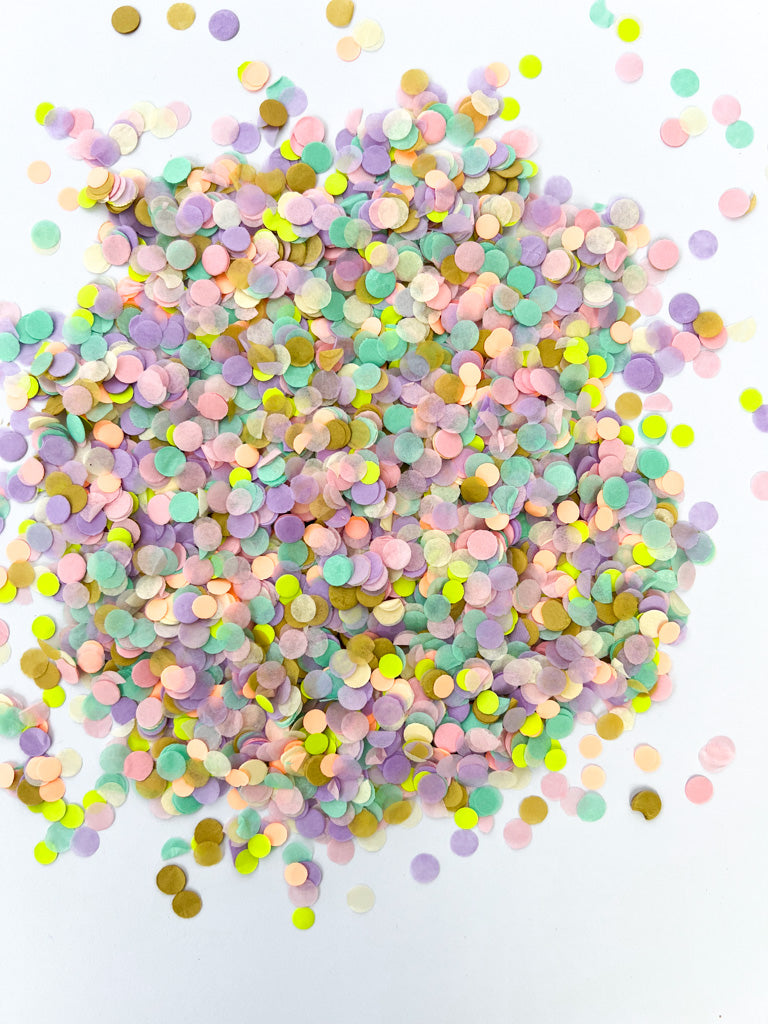 Rico Design Streuteile/Konfetti Pastel Rainbow Mix 20g - mahina