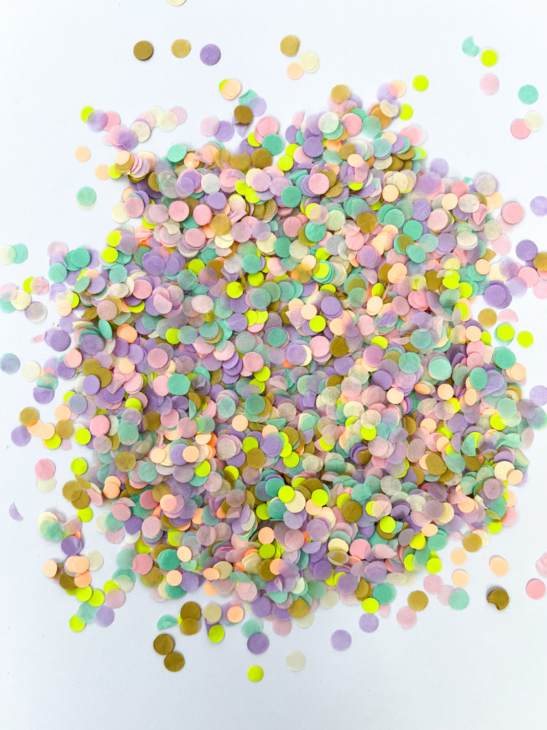 Rico Design Streuteile/Konfetti Pastel Rainbow Mix 20g - mahina