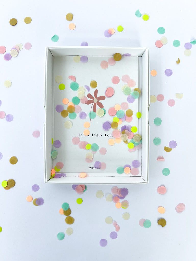 Rico Design Streuteile/Konfetti Pastel Rainbow Mix 20g - mahina