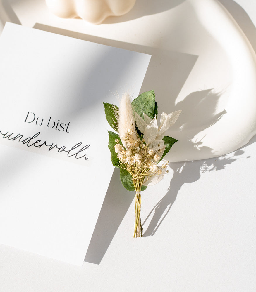 Mini Bouquet aus Trockenblumen, verschiedene Farben - Trockenblumen -> Sträuße von mahina