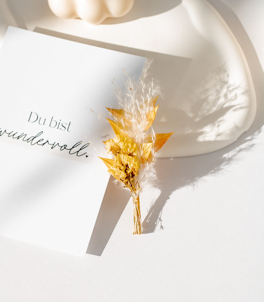 Mini Bouquet aus Trockenblumen, verschiedene Farben - Trockenblumen -> Sträuße von mahina