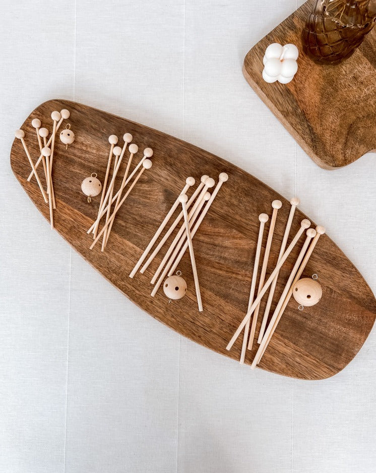 Mobile Stern Holz 6-armig 4 Größen - Bastelbedarf -> Holz -> Mobile von mahina