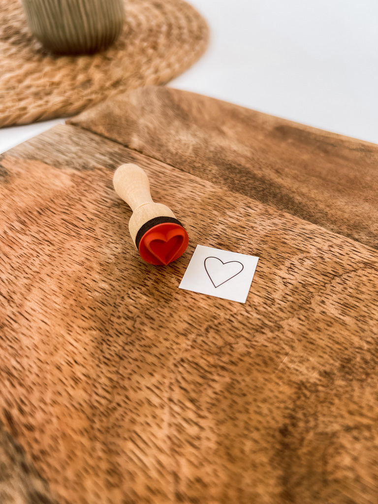 Rico Design Mini Stempel "Herz" 1,5cm Ø - mahina