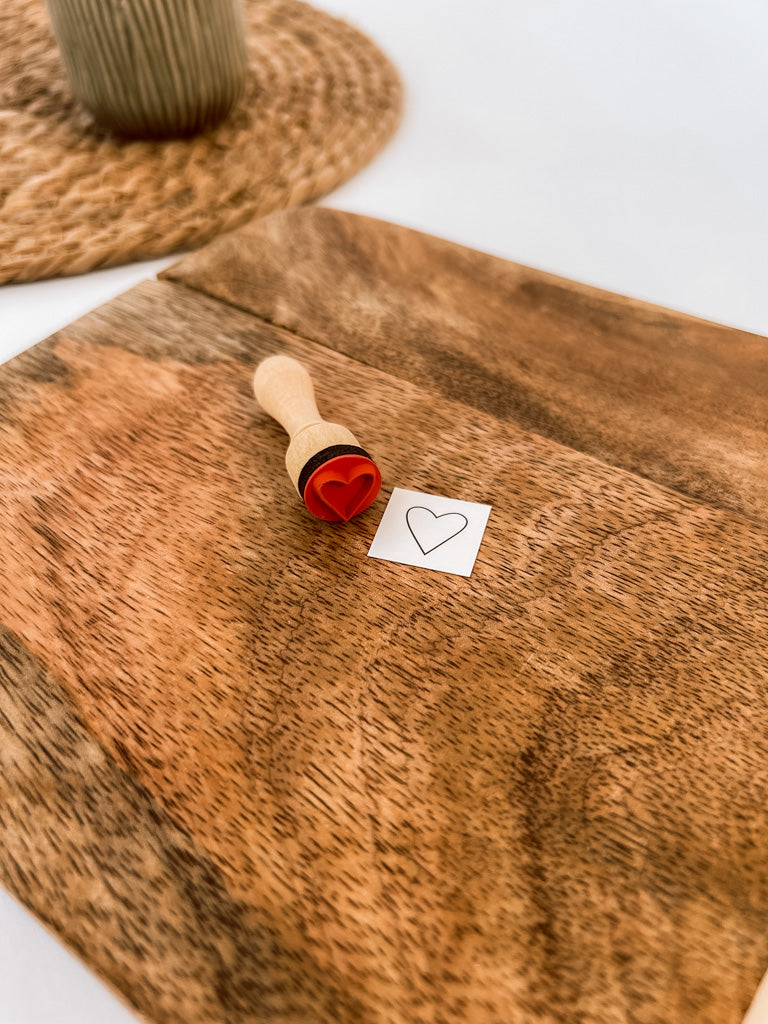 Rico Design Mini Stempel "Herz" 1,5cm Ø - mahina