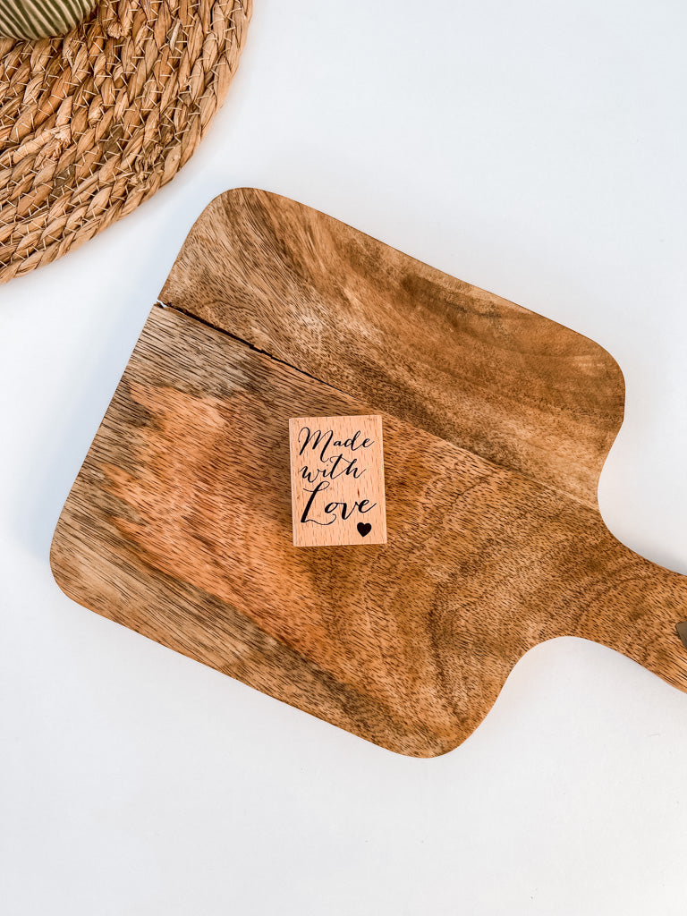 Rico Design Stempel "Made With Love" 3,6x4,9cm - mahina