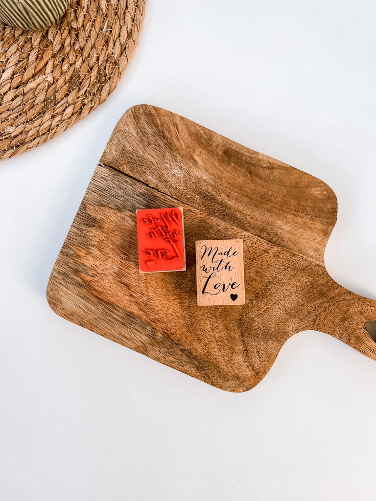 Rico Design Stempel "Made With Love" 3,6x4,9cm - mahina