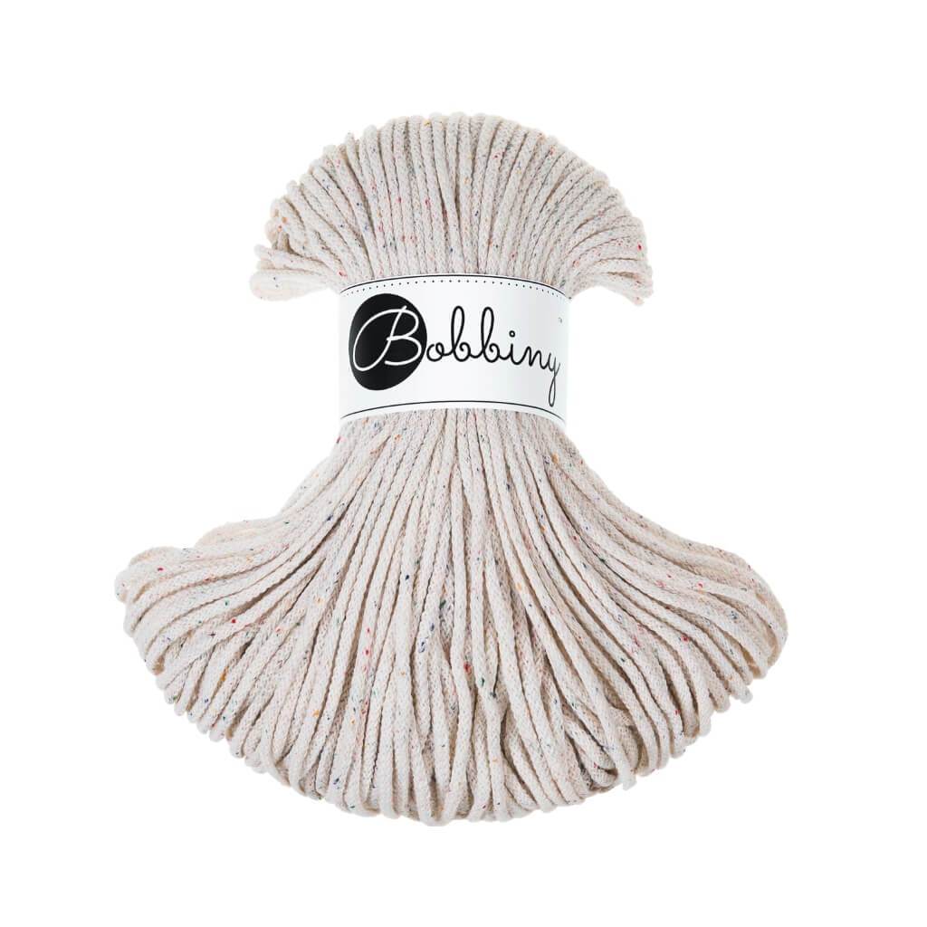 Bobbiny JUNIOR Flechtkordel 3mm geflochten 100m - Garne > Baumwollgarne > Bobbiny > Geflochten > 3mm von mahina