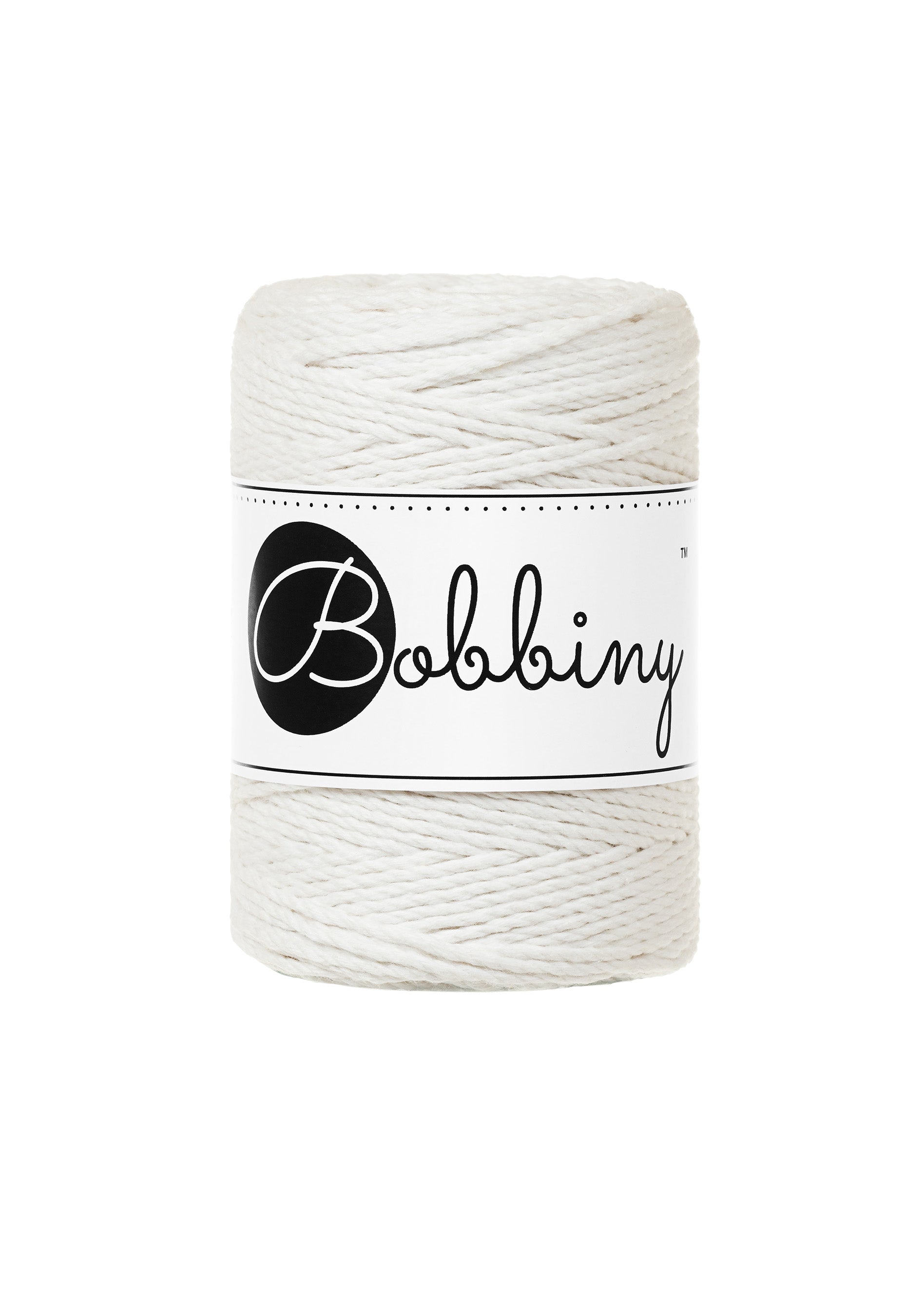Bobbiny Makramee Garn 1,5mm 3ply 100m - Garne > Baumwollgarne > Bobbiny > 3ply > 1,5mm von mahina