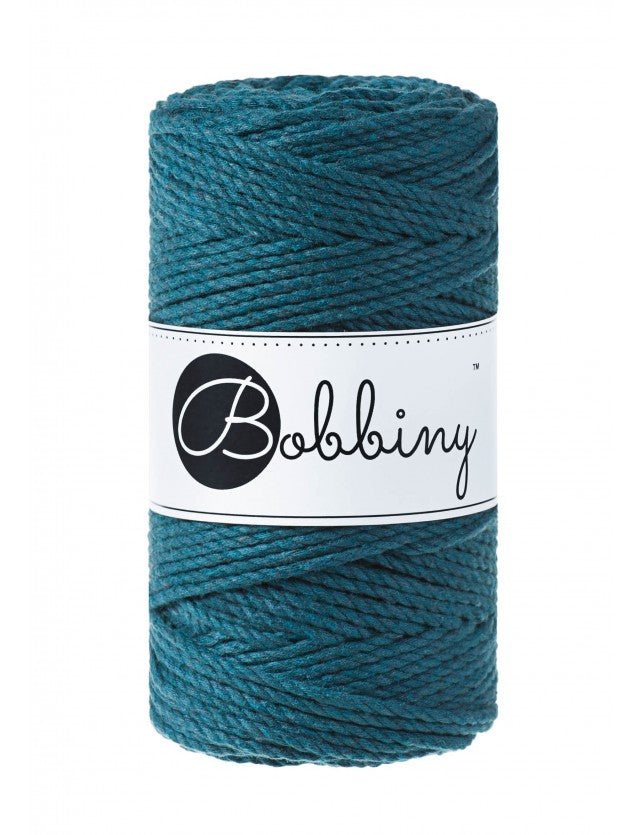 Bobbiny Makramee Garn 3mm 3ply 100m - Garne > Baumwollgarne > Bobbiny > 3ply > 3mm von mahina