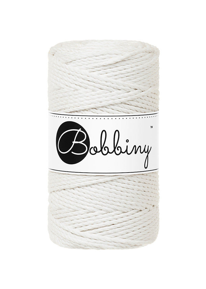 Bobbiny Makramee Garn 3mm 3ply 100m - Garne > Baumwollgarne > Bobbiny > 3ply > 3mm von mahina