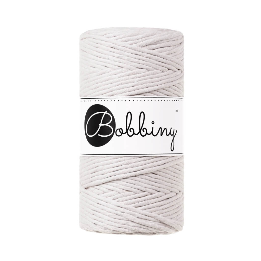 Bobbiny Makramee Garn 3mm gezwirnt 100m - Garne > Baumwollgarne > Bobbiny > Gezwirnt > 3mm von mahina