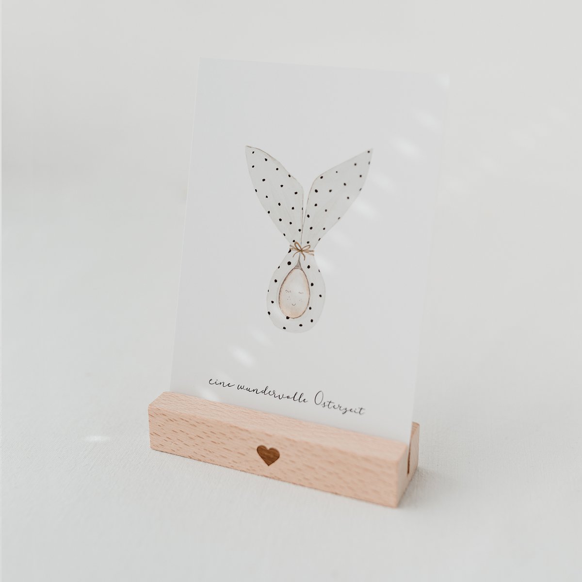 Eulenschnitt Kartenständer 10,5cm, 2er Set - mahina