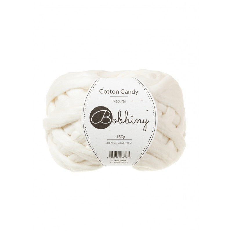 Bobbiny Cotton Candy Natural 150g, 1 Stk. - mahina
