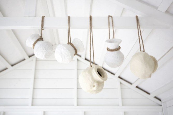 Handgemachte Vase "Jimeno" aus Pappmaché - Interior > Dekoration > Vasen von mahina