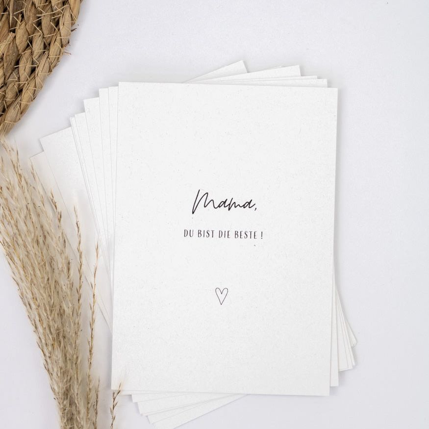 Geschenkkarte "Mama" - Postkarten von mahina