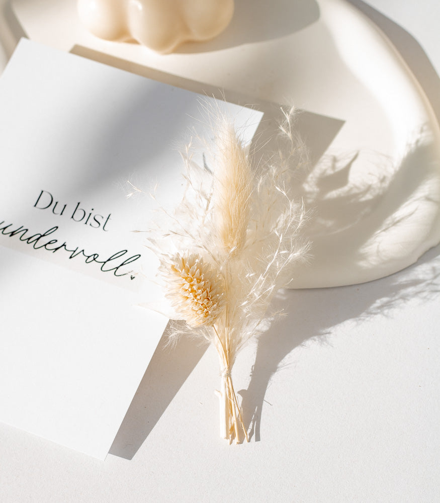 Mini Bouquet aus Trockenblumen, verschiedene Farben - Trockenblumen -> Sträuße von mahina