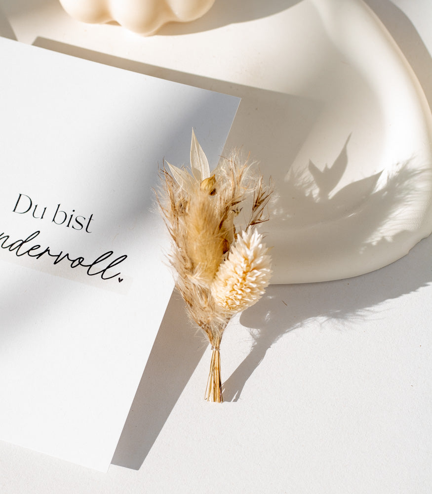 Mini Bouquet aus Trockenblumen, verschiedene Farben - Trockenblumen -> Sträuße von mahina