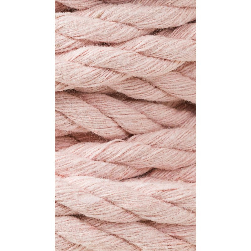 Bobbiny Makramee Garn 9mm 3ply Pastel Pink 30m - mahina
