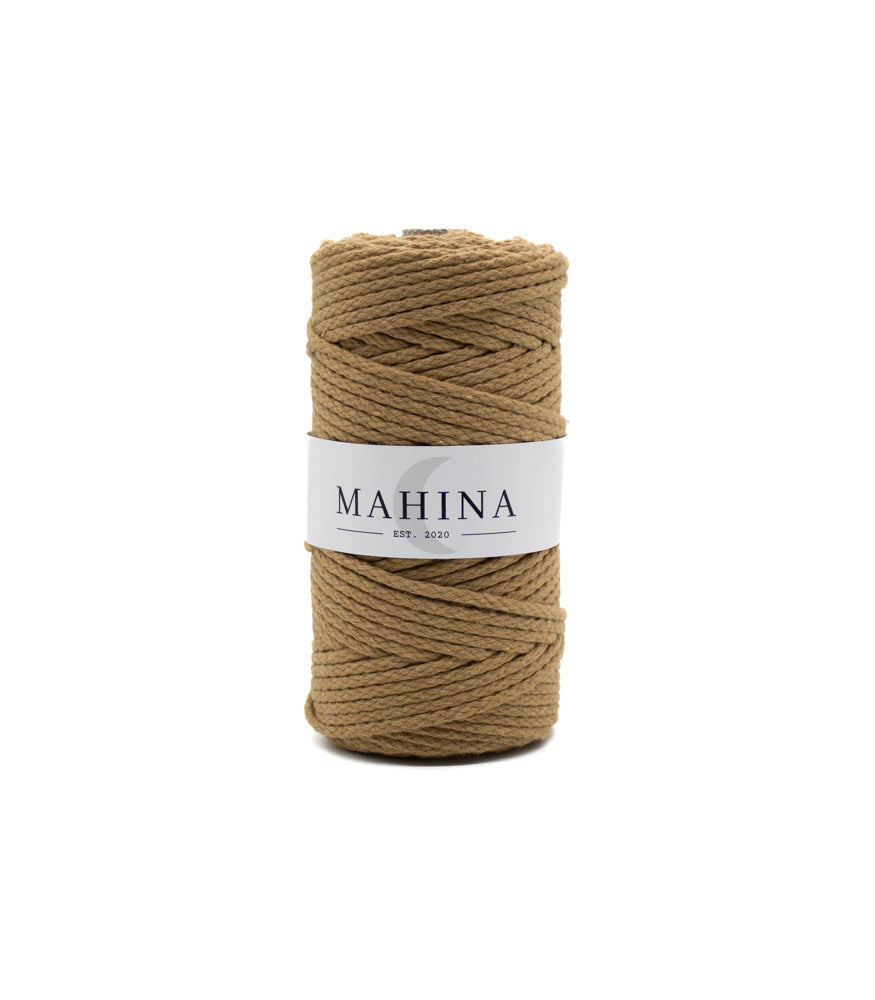 mahina Garn 4mm geflochten 100m - Garne > Baumwollgarne > Pferdeseile > Geflochten > 4mm > 100m von mahina