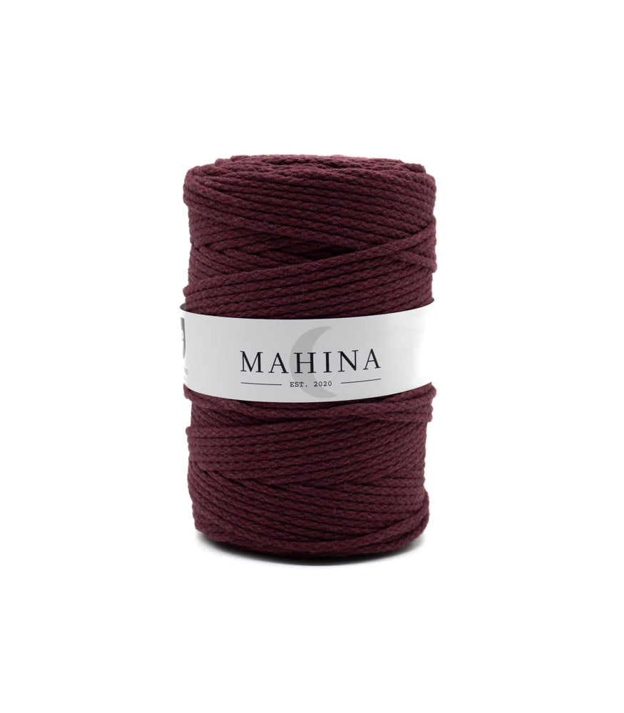 mahina Garn 4mm geflochten 200m - Garne > Baumwollgarne > Pferdeseile > Geflochten > 4mm > 200m von mahina