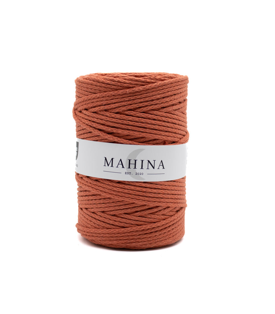 mahina Garn 4mm geflochten 200m - Garne > Baumwollgarne > Pferdeseile > Geflochten > 4mm > 200m von mahina