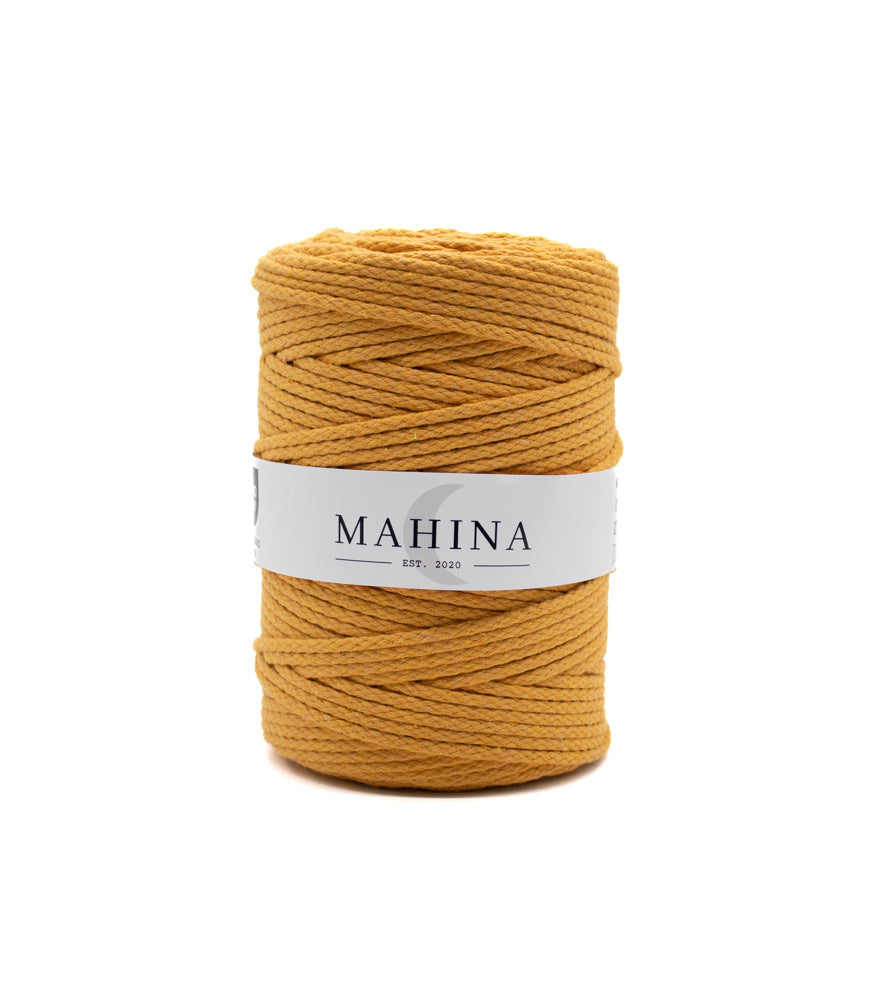 mahina Garn 4mm geflochten 200m - Garne > Baumwollgarne > Pferdeseile > Geflochten > 4mm > 200m von mahina