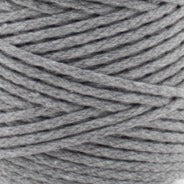 MAHINA Garn 2mm geflochten Hellgrau 150m - Garne > Baumwollgarne > Pferdeseile > Geflochten > 2mm > 150m von mahina