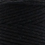 MAHINA Garn 2mm geflochten Schwarz 150m - Garne > Baumwollgarne > Pferdeseile > Geflochten > 2mm > 150m von mahina
