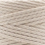 MAHINA Garn 3mm geflochten Natur 150m - Garne > Baumwollgarne > Pferdeseile > Geflochten > 3mm > 150m von mahina