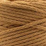 MAHINA Garn 4mm geflochten Honig 100m - Garne > Baumwollgarne > Pferdeseile > Geflochten > 4mm > 100m von mahina