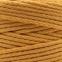 MAHINA Garn 4mm geflochten Mango 200m - Garne > Baumwollgarne > Pferdeseile > Geflochten > 4mm > 200m von mahina