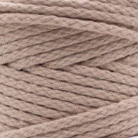 MAHINA Garn 4mm geflochten Nude 100m - Garne > Baumwollgarne > Pferdeseile > Geflochten > 4mm > 100m von mahina