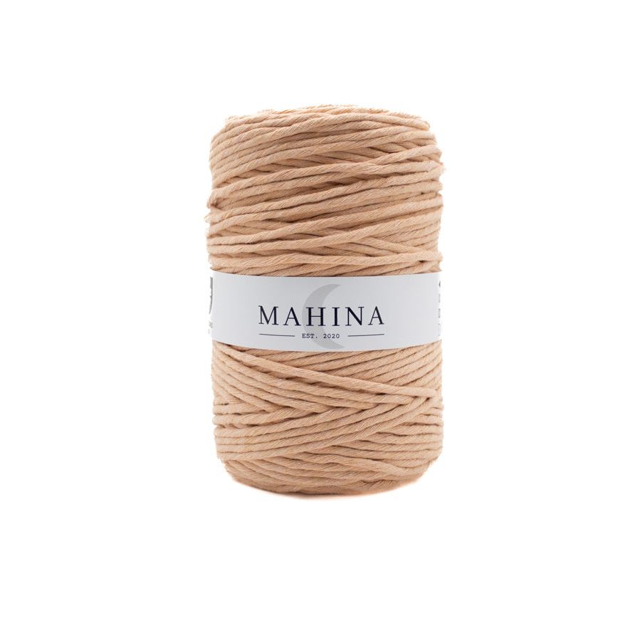 MAHINA Garn 4mm gezwirnt Apricot 200m - Garne > Baumwollgarne > Pferdeseile > Gezwirnt > 4mm > 200m von mahina