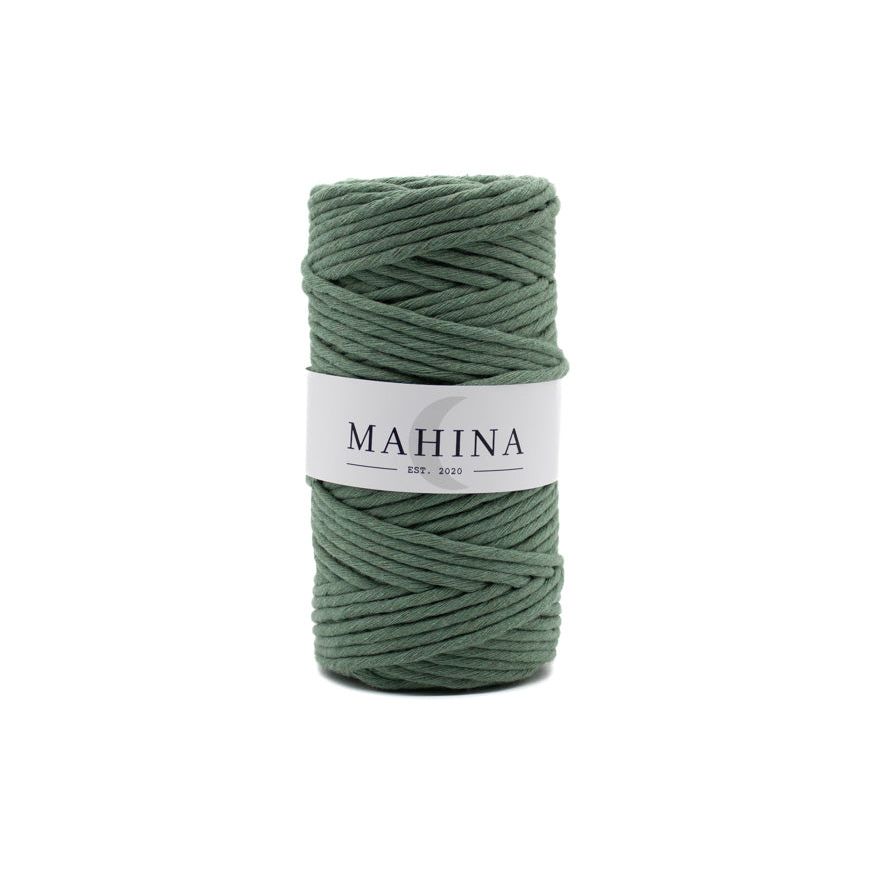 MAHINA Garn 4mm gezwirnt Jadegrün 100m - Garne > Baumwollgarne > Pferdeseile > Gezwirnt > 4mm > 100m von mahina