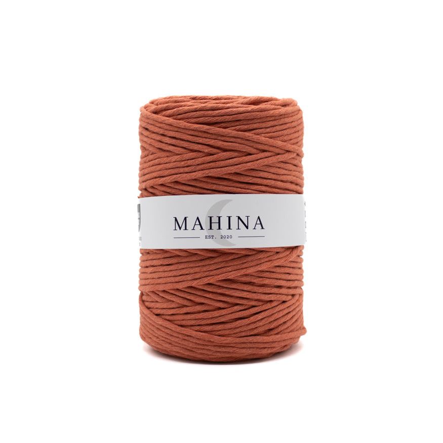 MAHINA Garn 4mm gezwirnt Lachs 200m - Garne > Baumwollgarne > Pferdeseile > Gezwirnt > 4mm > 200m von mahina