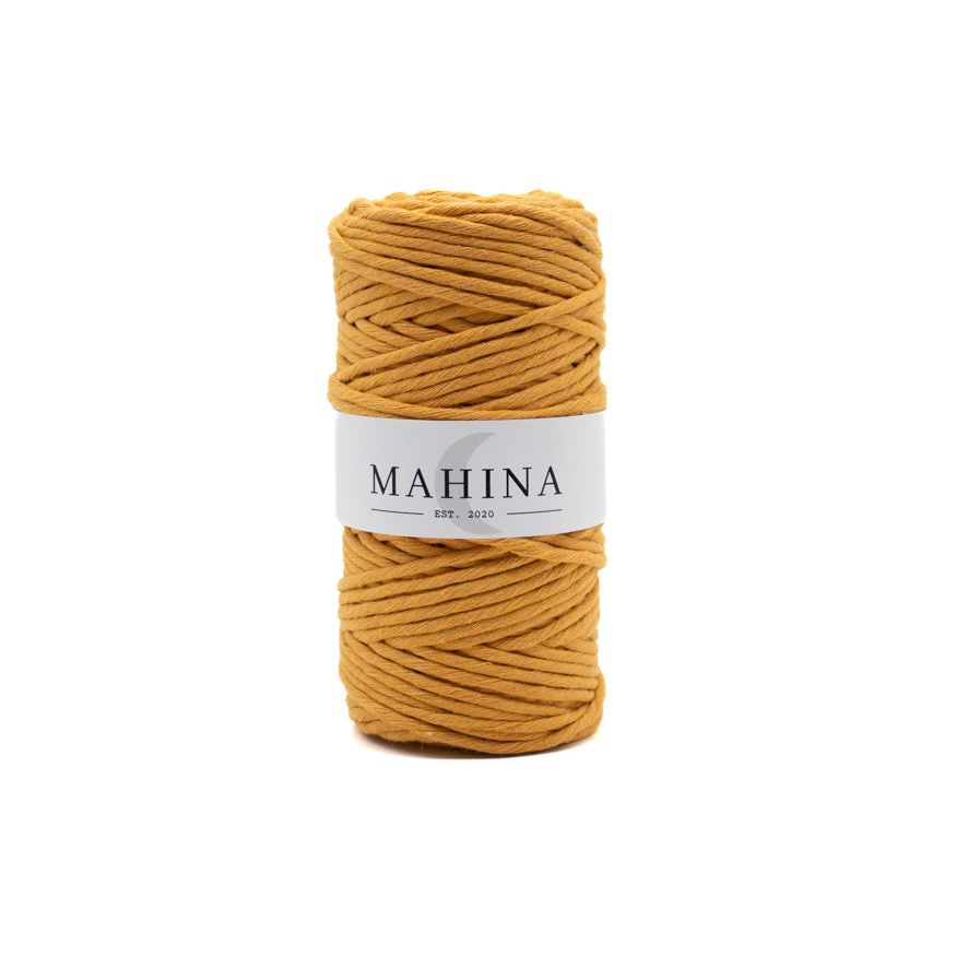 MAHINA Garn 4mm gezwirnt Mango 100m - Garne > Baumwollgarne > Pferdeseile > Gezwirnt > 4mm > 100m von mahina