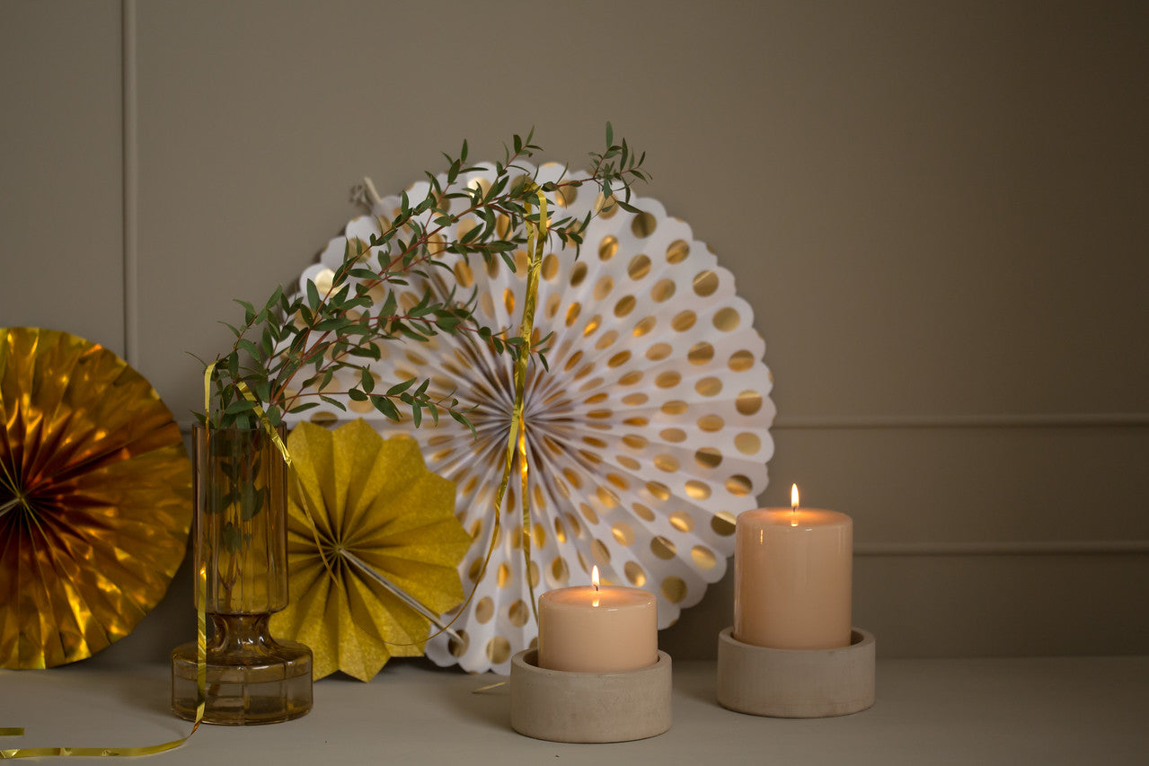 Kerze "Glasiert" 6 Farben 2 Größen - Interior > Dekoration > Kerzen von mahina