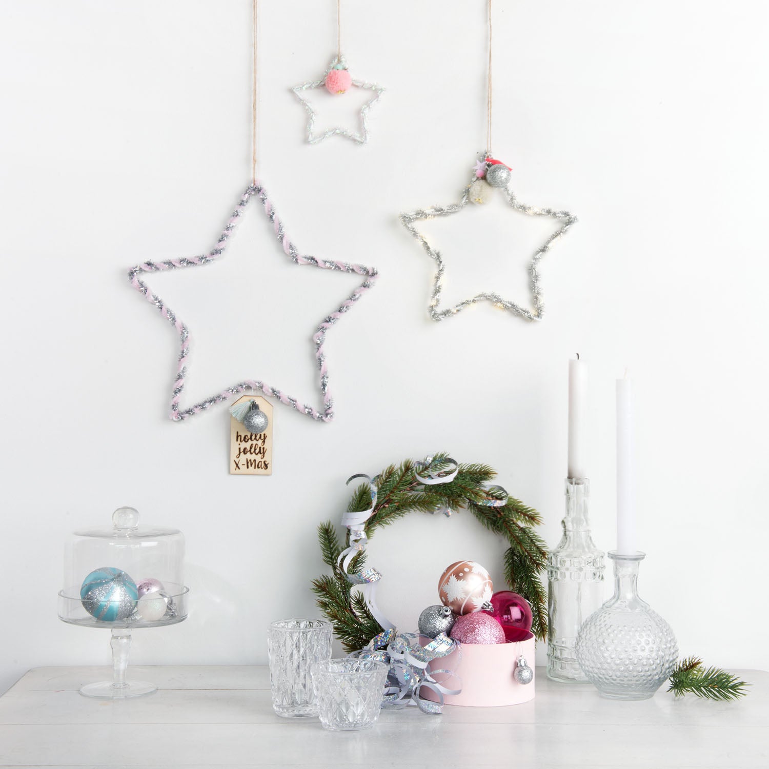 Metallring "Stern" in off white, verschiedene Größen - Bastelbedarf -> Metall -> Metallringe -> Sonstige Formen von mahina