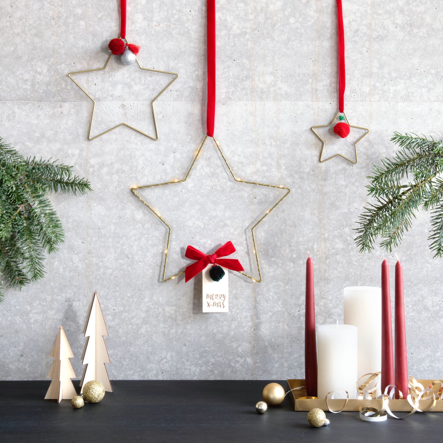 Metallring "Stern" gold 3 Größen - Bastelbedarf -> Metall -> Metallringe -> Sonstige Formen von mahina